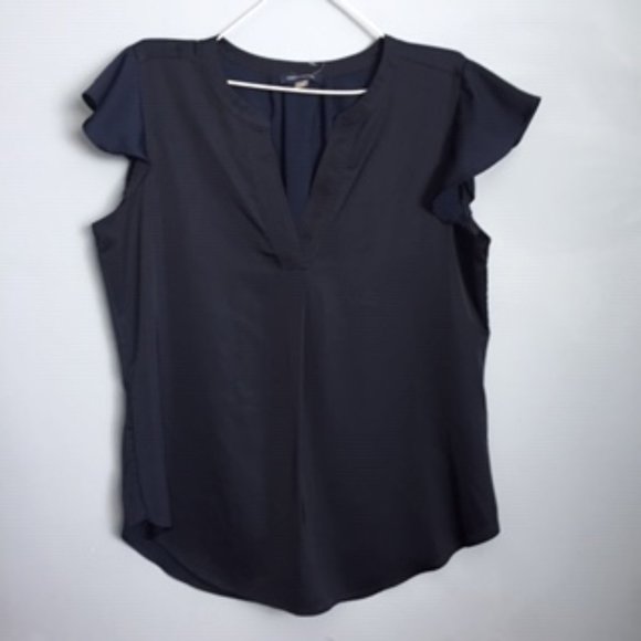 TOMMY HILFIGER BLOUSE.  SIZE  L/G/G.  COLOR NAVY BLUE - Picture 1 of 3